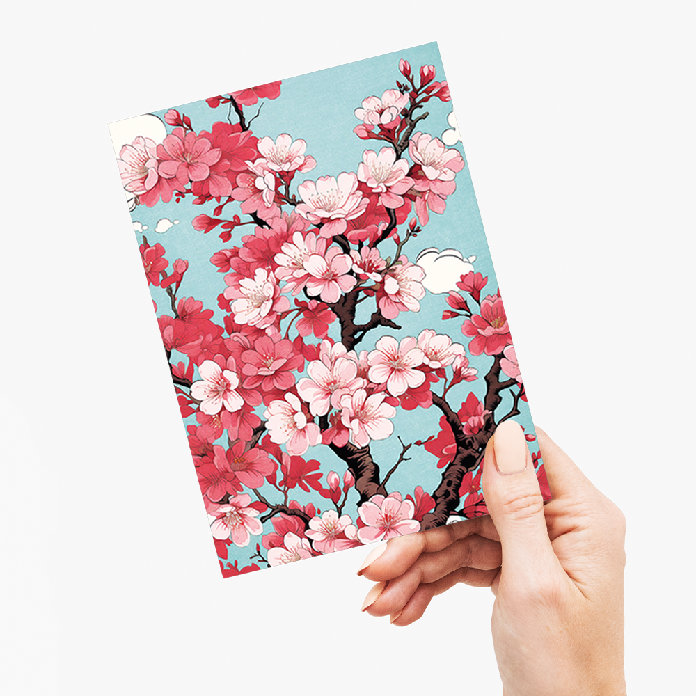 Pink blossoms - Greeting Card
