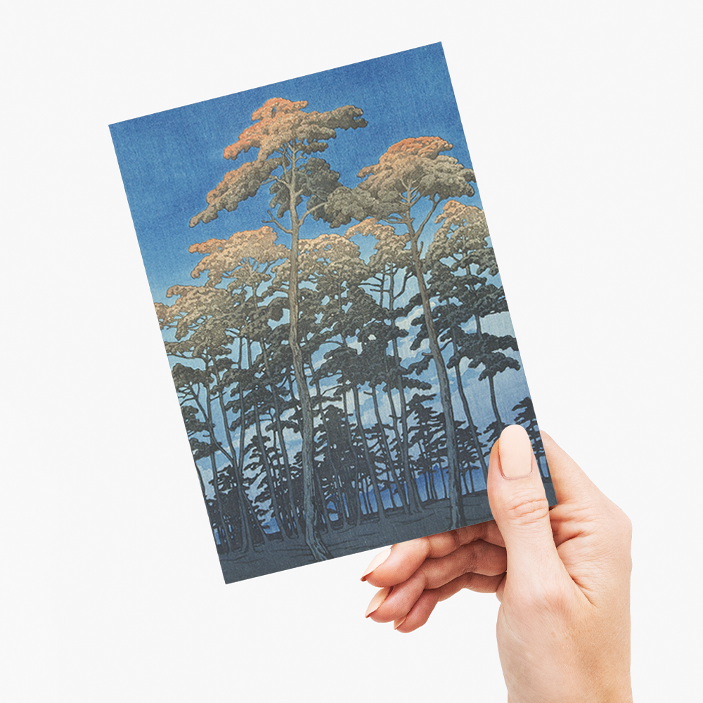Hikawa park in Omiya Omiya Hikawa no koen - Greeting Card