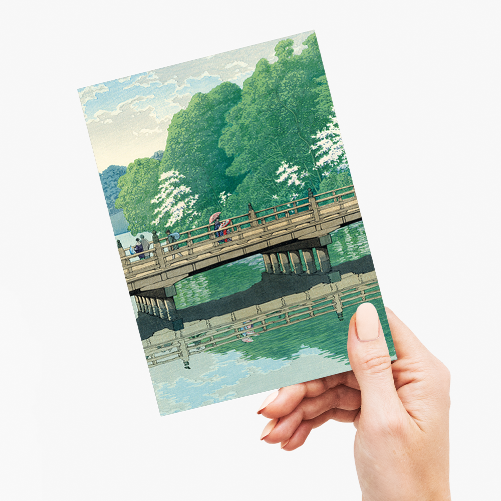 Benkei Bridge, Akasaka - Greeting Card