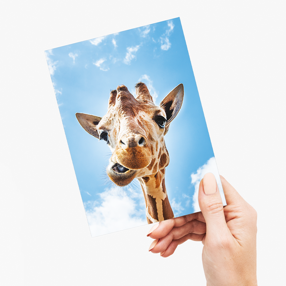 It's a goofy giraf - Greeting Card
