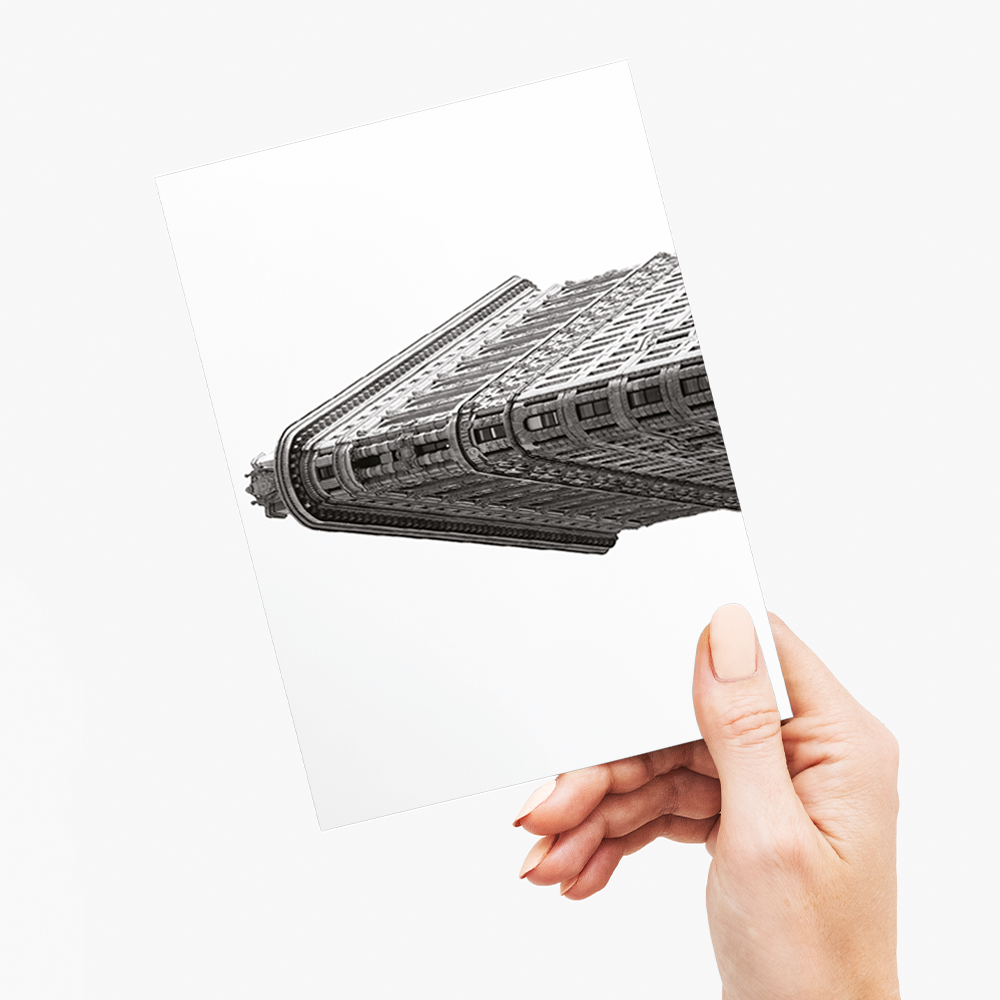 The Flatiron Building in New York City - Greeting Card
