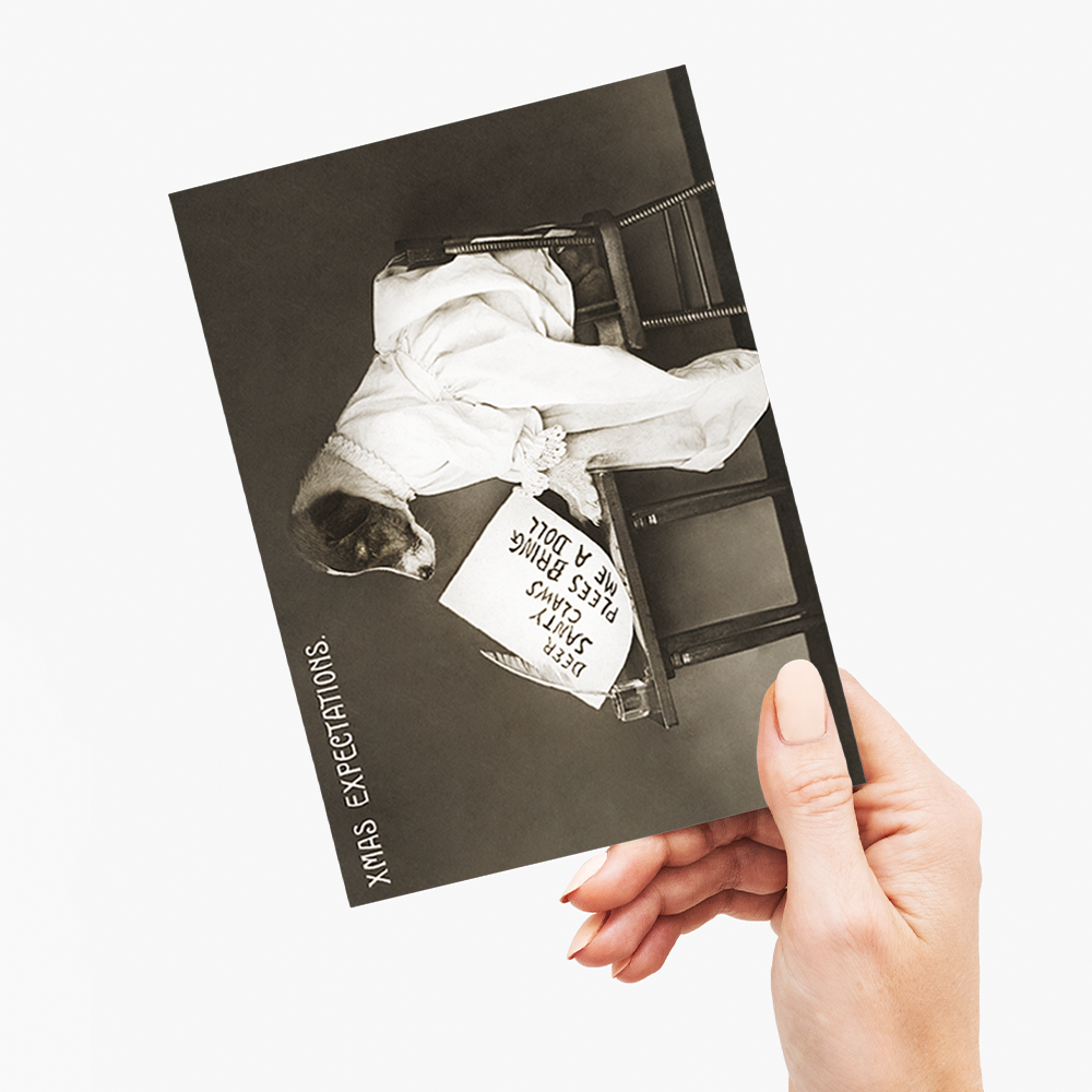 Xmas expectations - Greeting Card