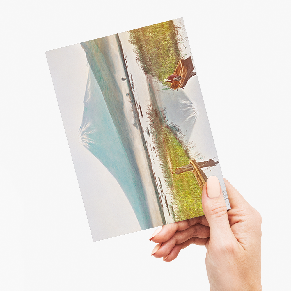 Mount Fuji as Seen from Kashiwabara - Greeting Card