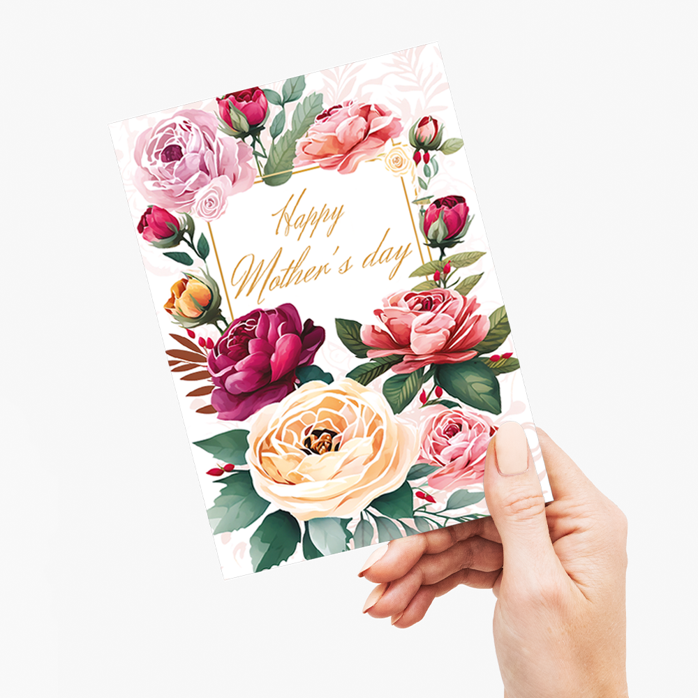 Happy mother's day roses - Greeting Card