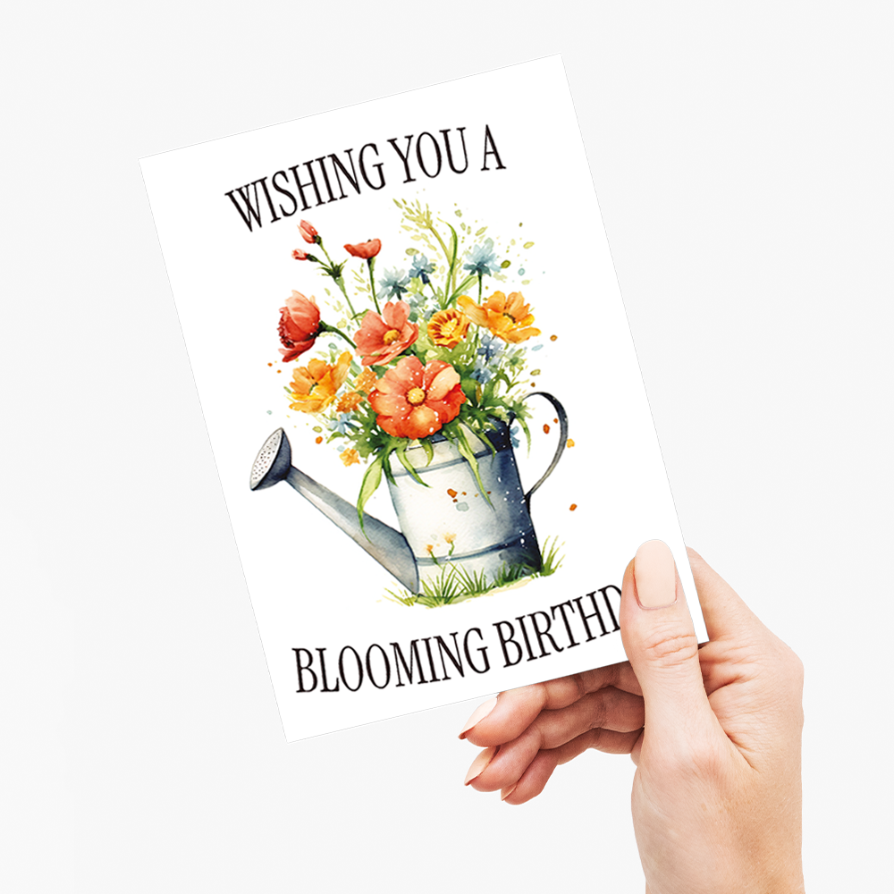 A blooming birthday - Greeting Card