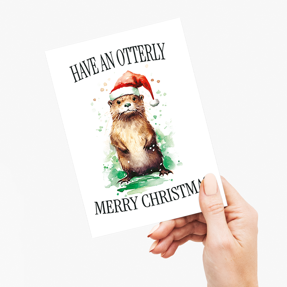 Otterly Christmas - Greeting Card