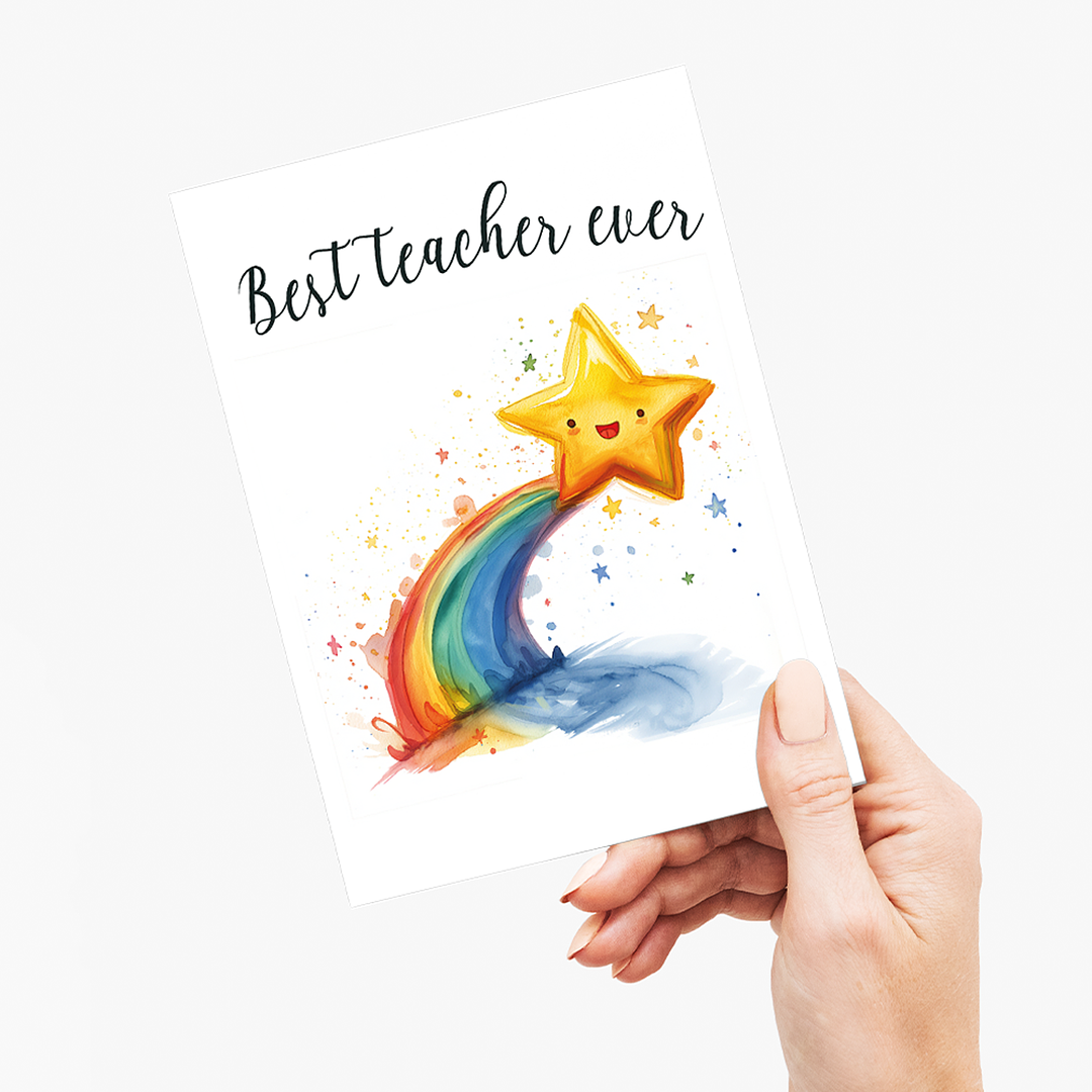 Best teacher ever - Greeting Card