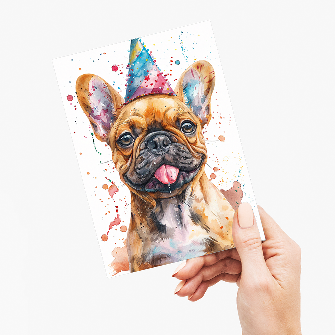 Frenchy ready to party - Greeting Card