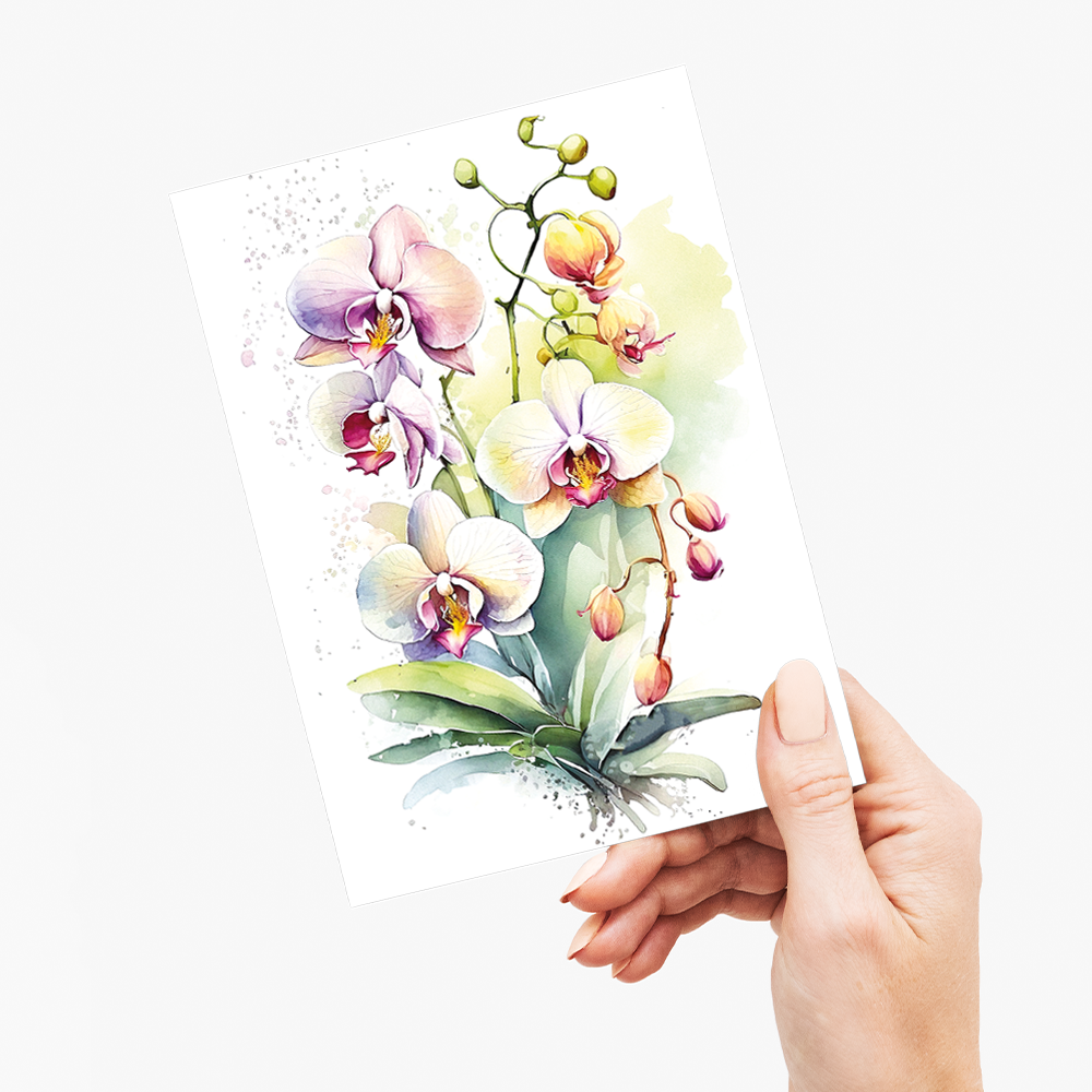 Orchids II - Wenskaart