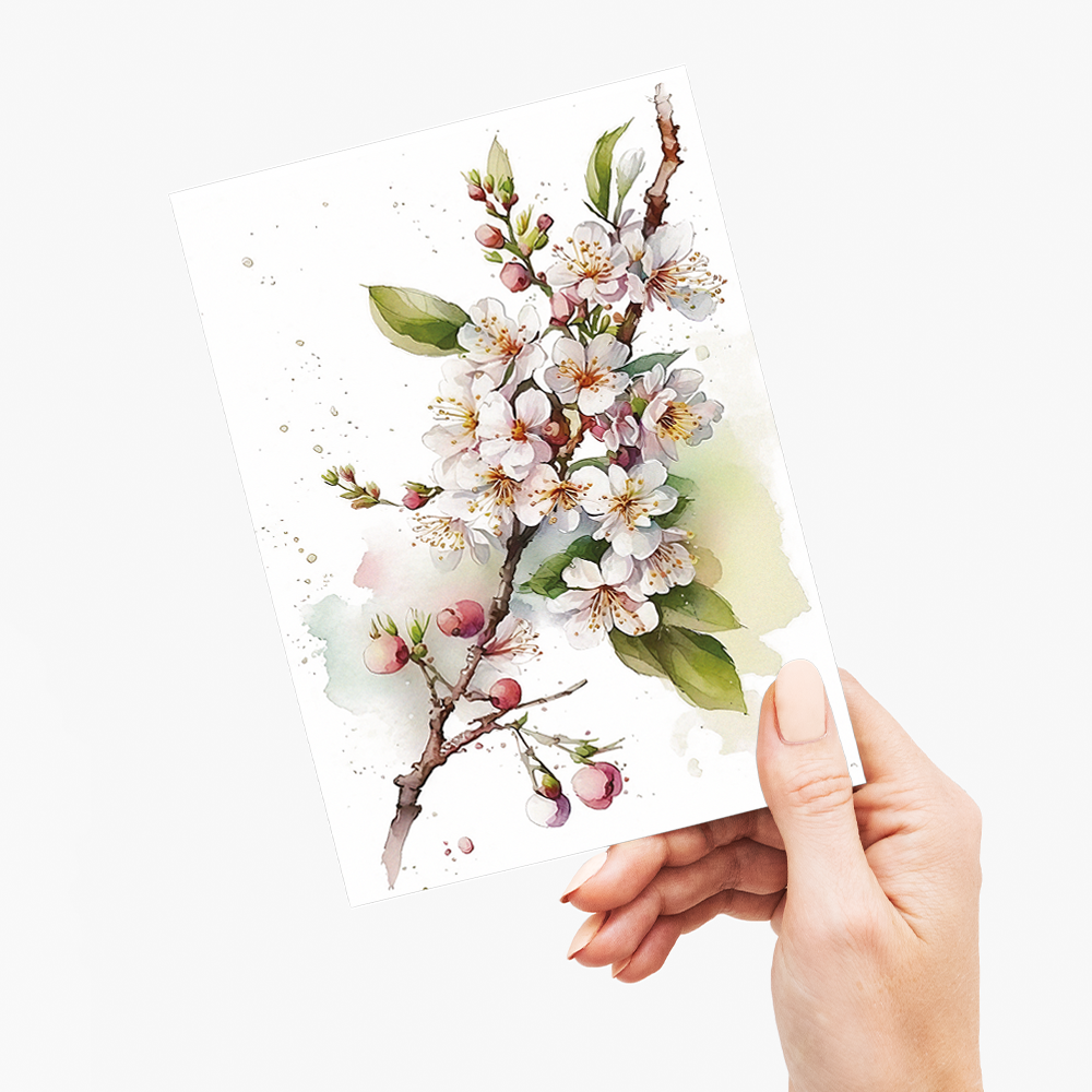 Cherry blossoms 1 - Wenskaart