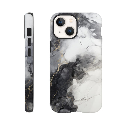 Black & White Marble - Phone case sturdy