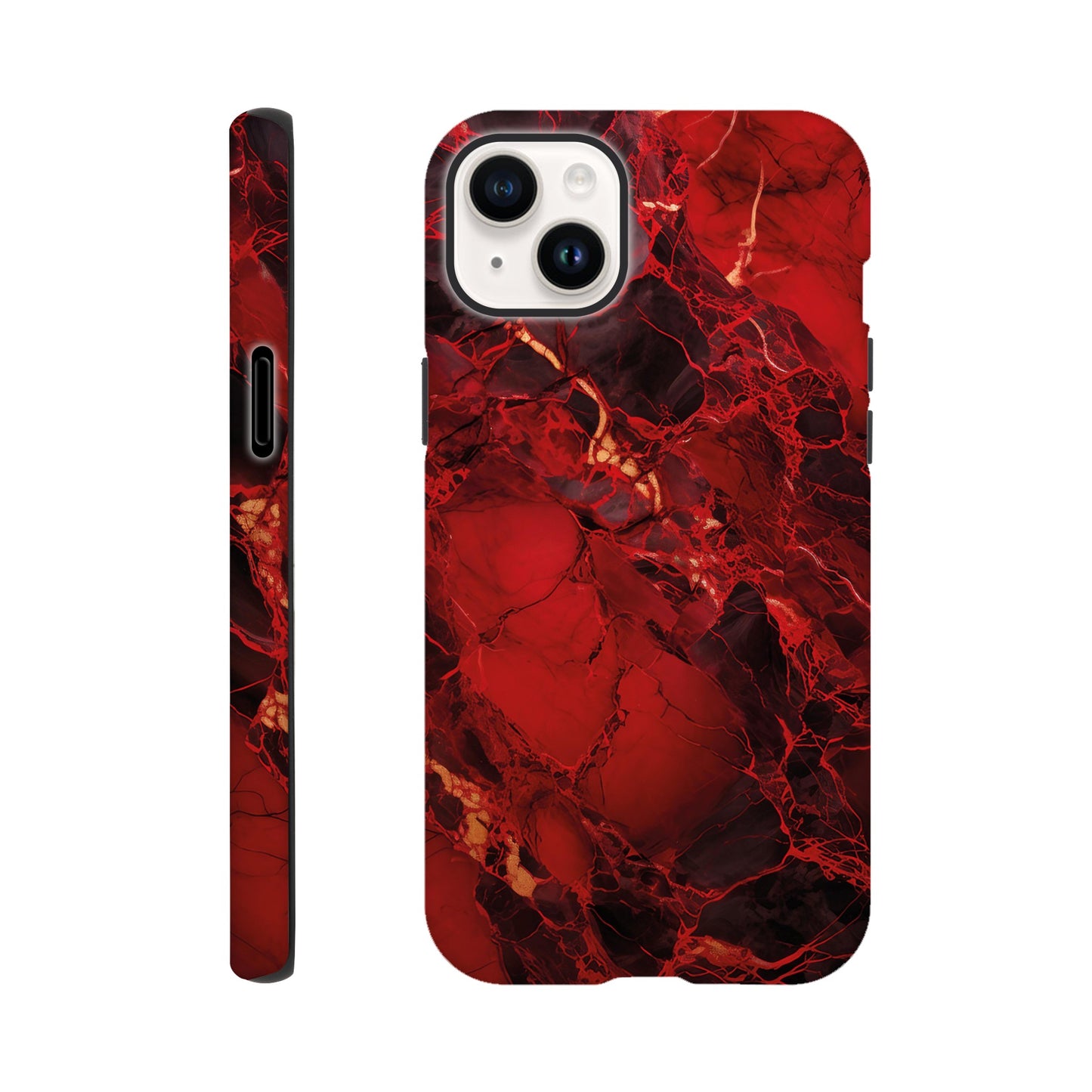 Red marble - Phone case Sturdy
