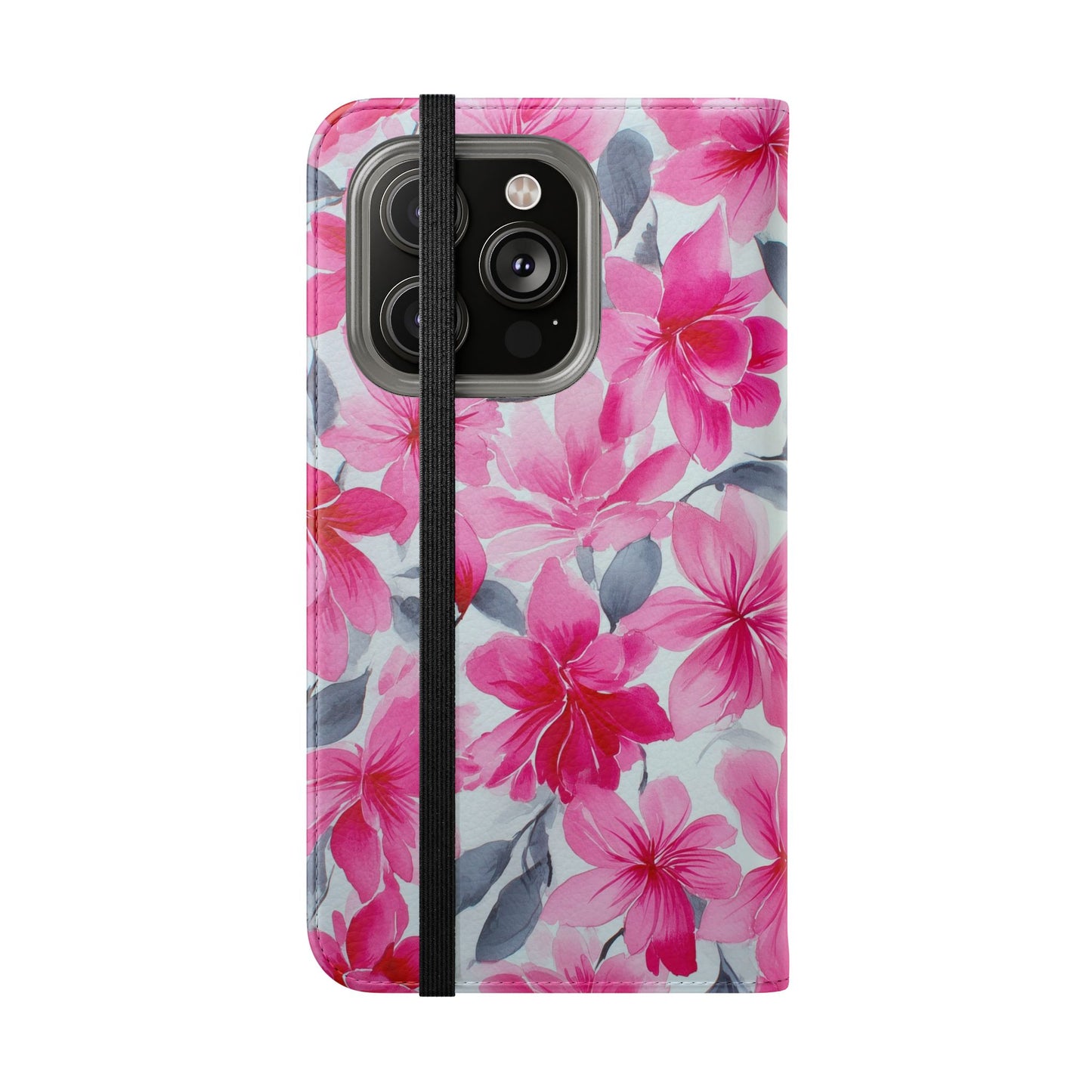 Floral Flip Phone Cases, Elegant Smartphone Covers, Spring Decor, Stylish Gift for Her, Patterned Wallet Case, Trendy Phone Protectors