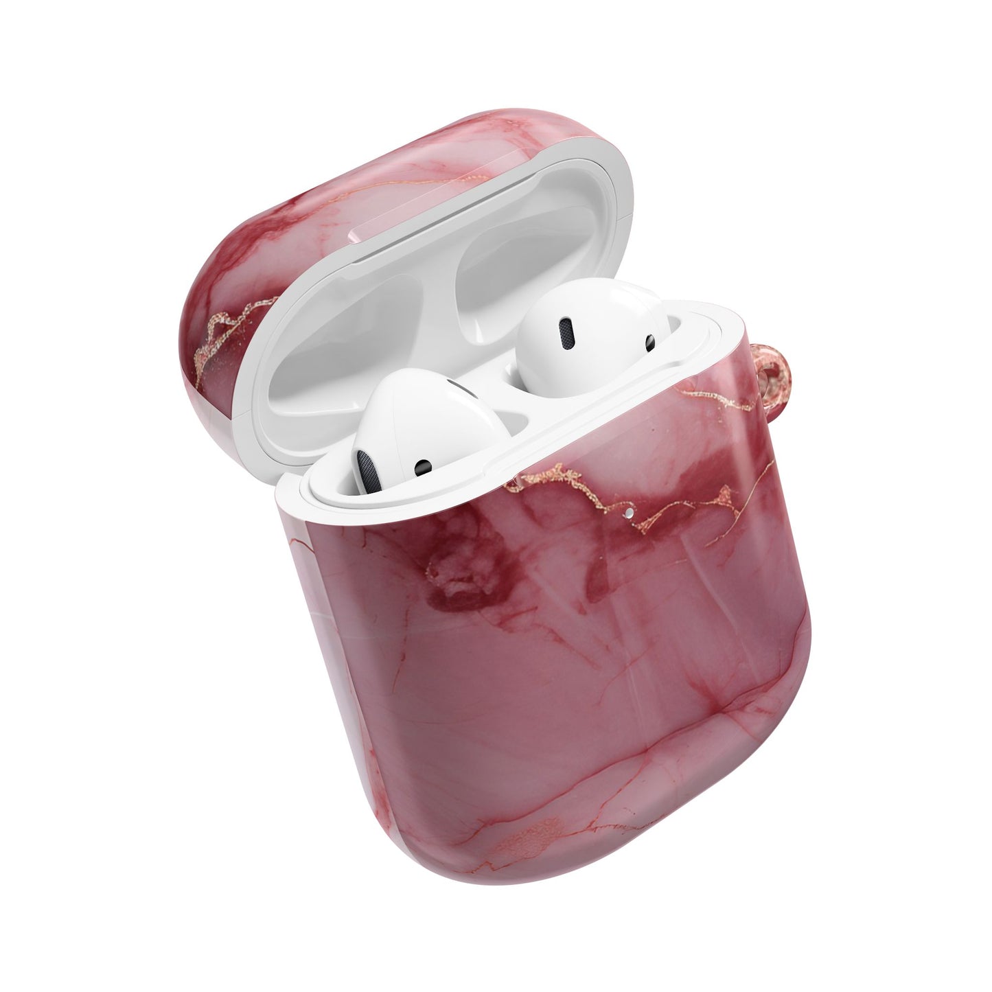 Chic Pink Marble AirPod Case - Stylish Protection for Your Wireless Earbuds, Gift for Music Lovers, Trendy Tech Accessories, Fashionable [...]