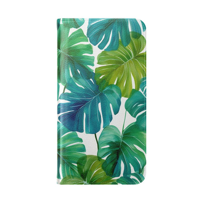 Tropical Leaf Phone Case, Flip Case for Smartphones, Modern Phone Cover, Gift for Nature Lovers, Travel Accessory, Tropical Vibes