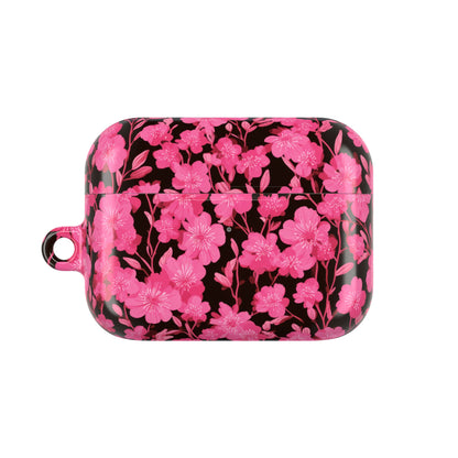 Floral AirPod Case, Cute Pink Wireless Earbud Cover, Gift for Music Lovers, Floral Tech Accessory, Stylish Earbud Holder