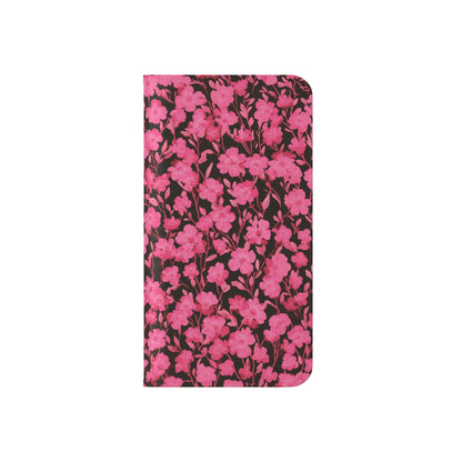 Floral Flip Cases for Phones, Cute Floral Phone Wallet, Gift for Her, Trendy Phone Accessories, Mother's Day Gift, Phone Protection