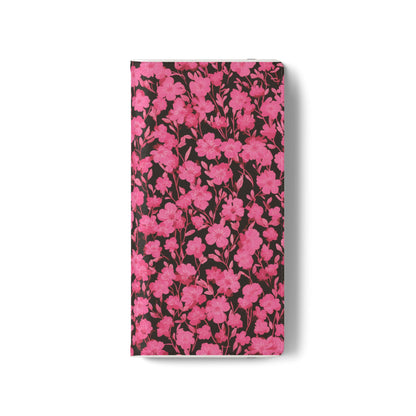 Floral Flip Cases for Phones, Cute Floral Phone Wallet, Gift for Her, Trendy Phone Accessories, Mother's Day Gift, Phone Protection