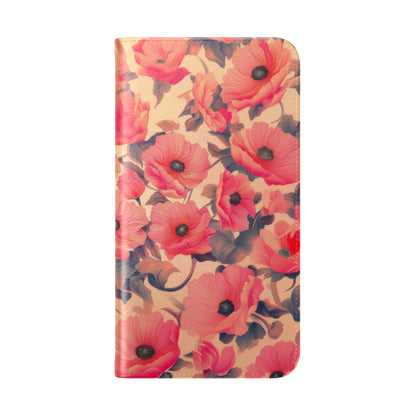 Floral Flip Phone Case - Stylish Smartphone Protector, Floral Design Case, Gift for Her, Trendy Tech Accessory, Mother's Day Gift