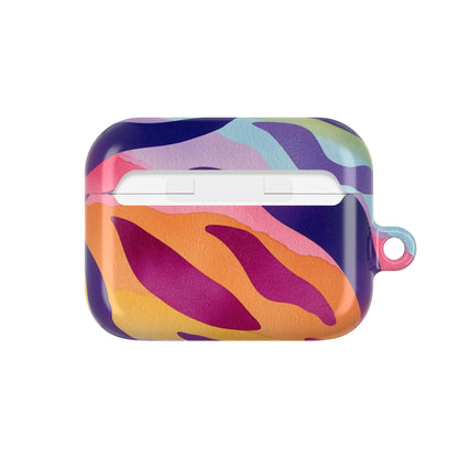 Vibrant Abstract AirPod Case, Colorful Wireless Earbud Cover, Trendy Gift for Music Lovers, Unique Tech Accessory, Perfect for Holidays