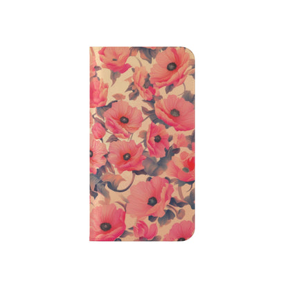 Floral Flip Phone Case - Stylish Smartphone Protector, Floral Design Case, Gift for Her, Trendy Tech Accessory, Mother's Day Gift
