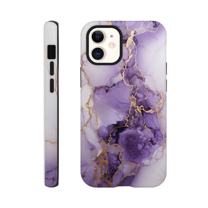 Purple marble - Phone case Sturdy