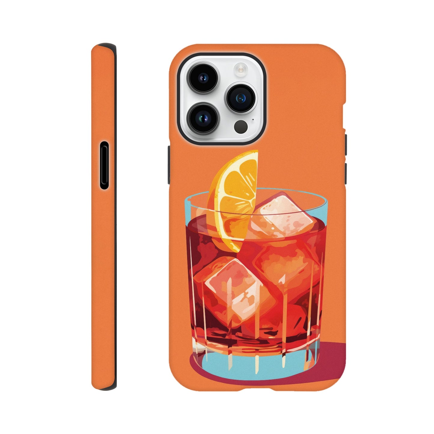 Negroni (Orange) - Phone Case sturdy