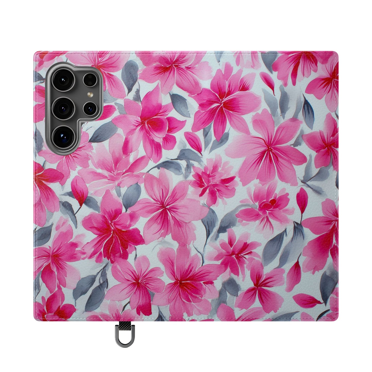 Floral Flip Phone Cases, Elegant Smartphone Covers, Spring Decor, Stylish Gift for Her, Patterned Wallet Case, Trendy Phone Protectors