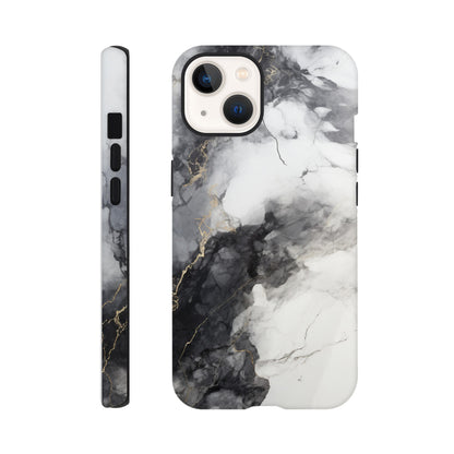 Black & White Marble - Phone case sturdy