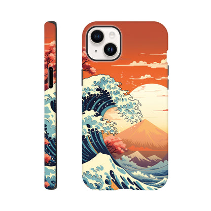 Great wave art deco style - Phone Case sturdy