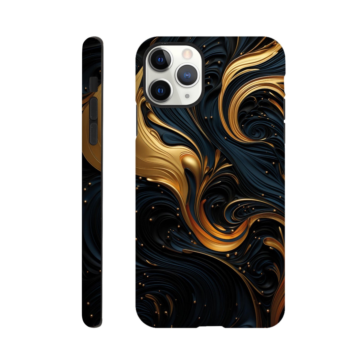 Black and gold art deco pattern II - Phone Case sturdy