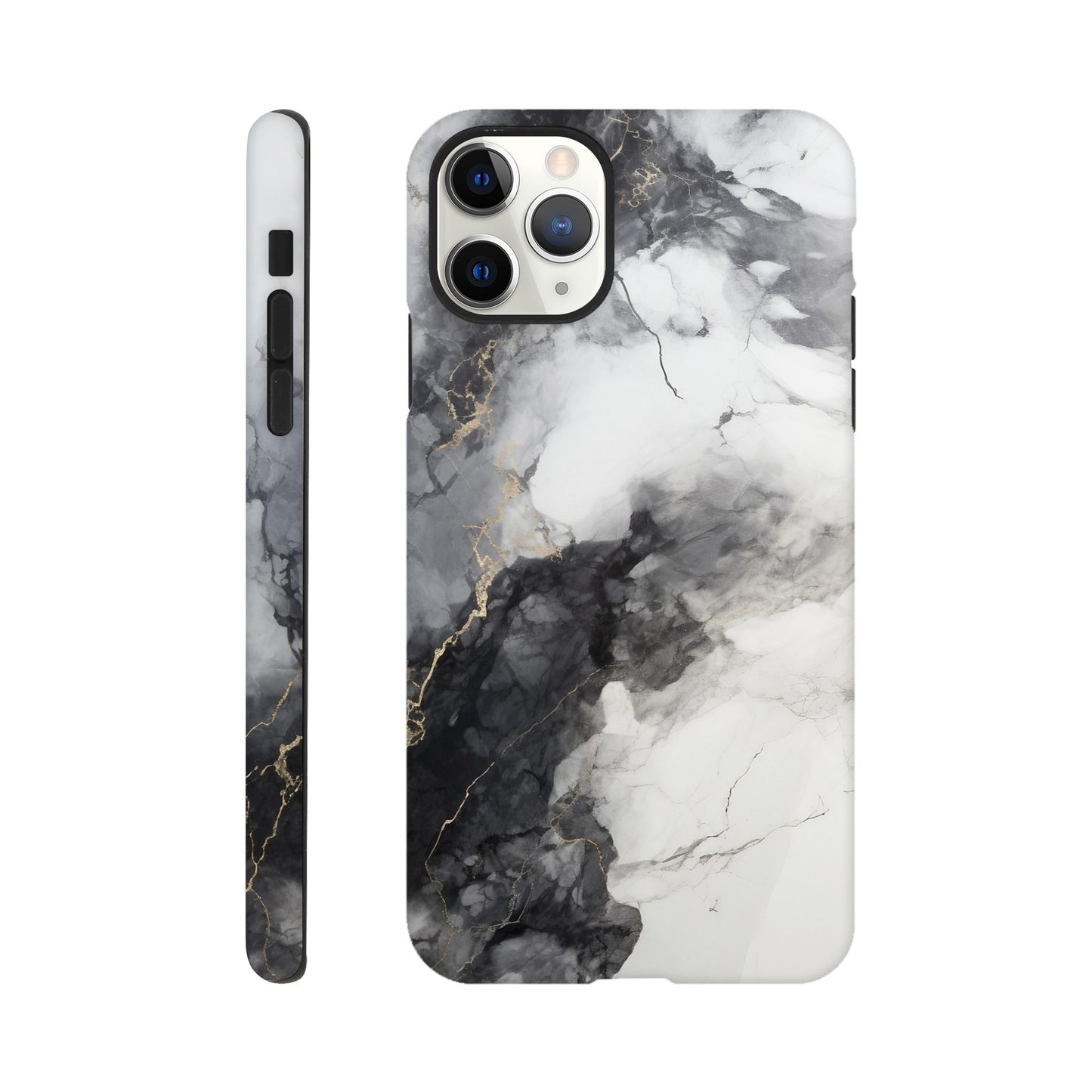 Black & White Marble - Phone case sturdy