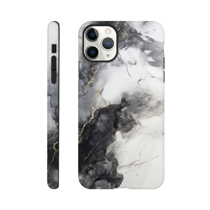 Black & White Marble - Phone case sturdy