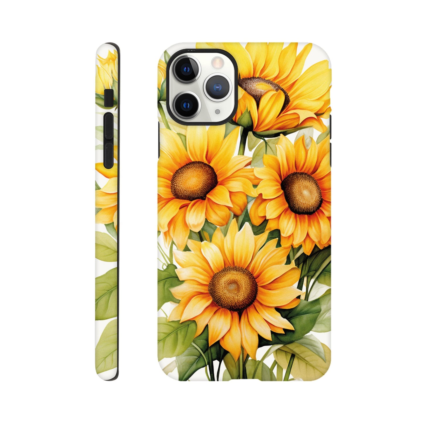 Watercolour sunflowers - Phone case sturdy