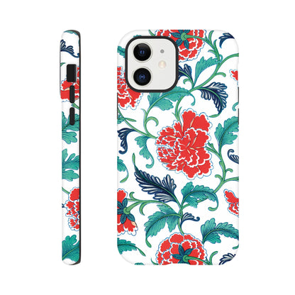 Red floral pattern II - Phone case sturdy