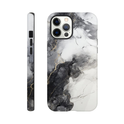 Black & White Marble - Phone case sturdy