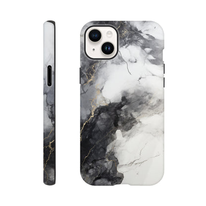 Black & White Marble - Phone case sturdy