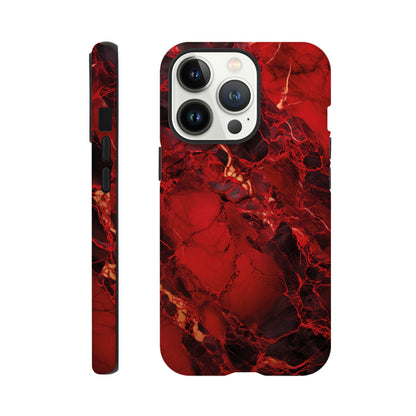 Red marble - Phone case Sturdy