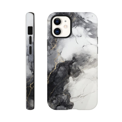Black & White Marble - Phone case sturdy