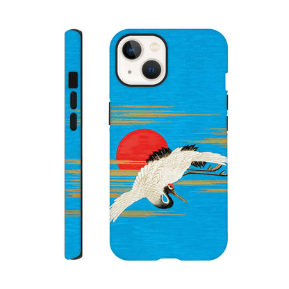 Flying Sarus crane - Phone Case Sturdy