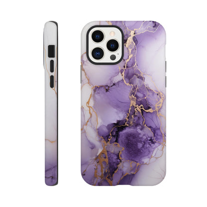 Purple marble - Phone case Sturdy