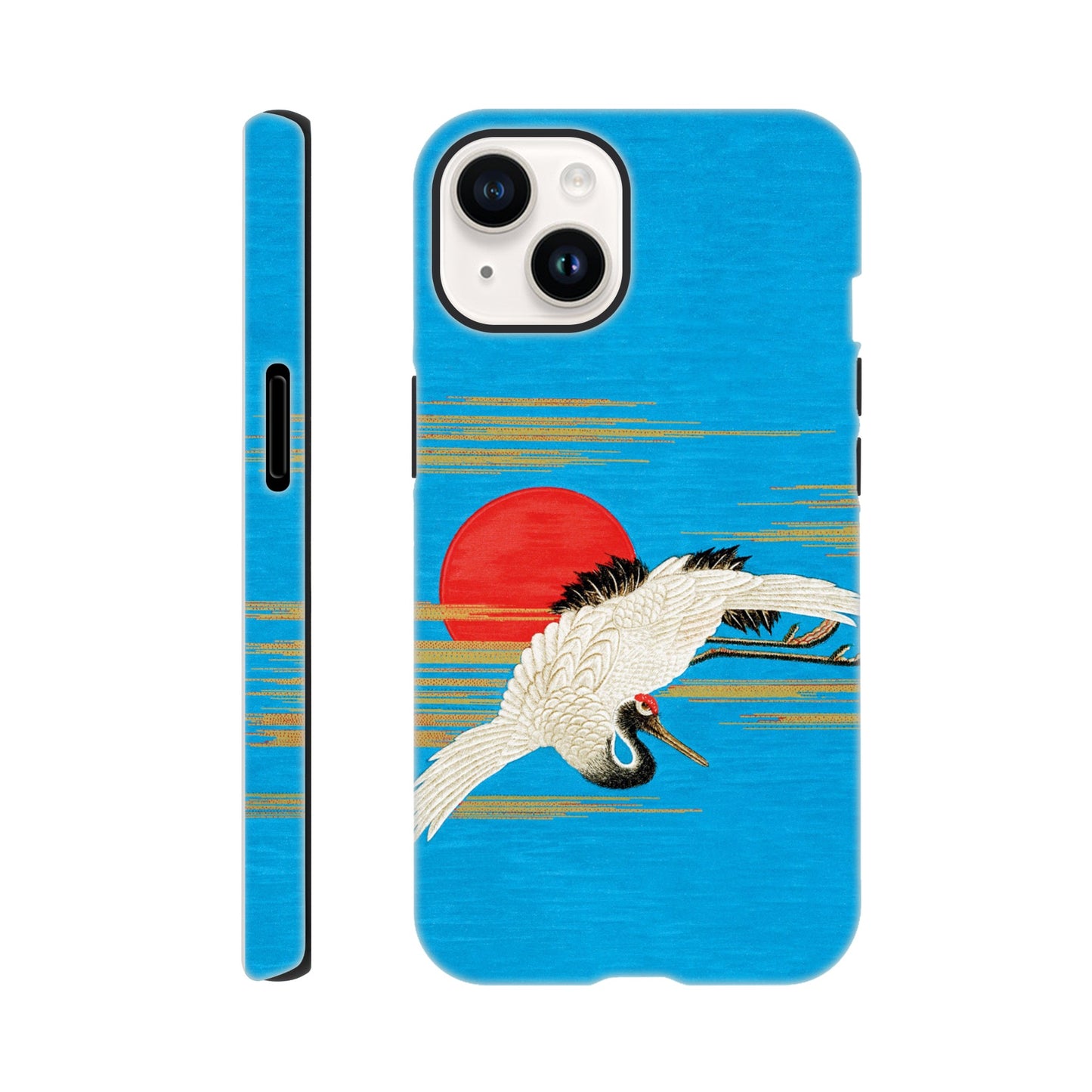 Flying Sarus crane - Phone Case Sturdy