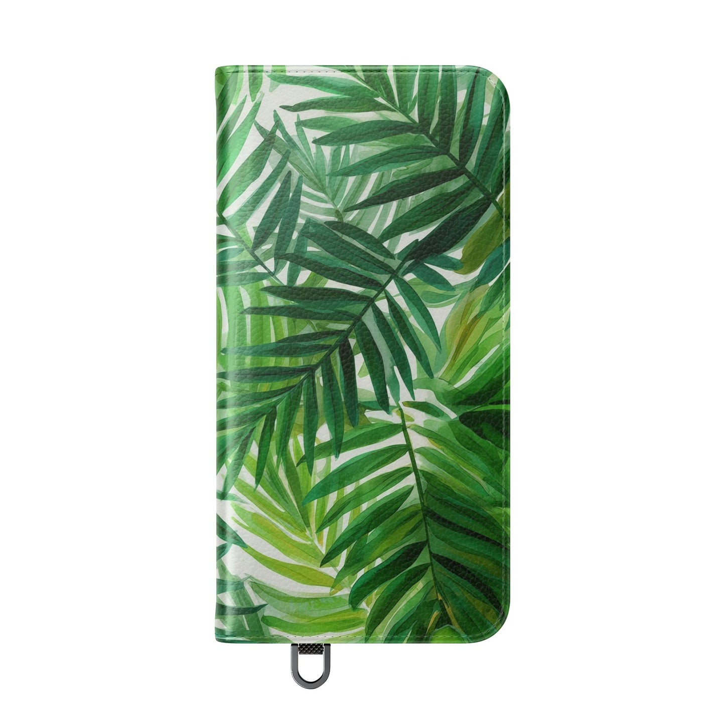 Tropical Leaf Flip Case for Phones, Eco-Friendly Phone Cover, Stylish Wallet Case, Perfect Gift for Nature Lovers, Spring/Summer Accessory