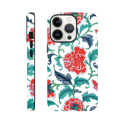 Red floral pattern II - Phone case sturdy