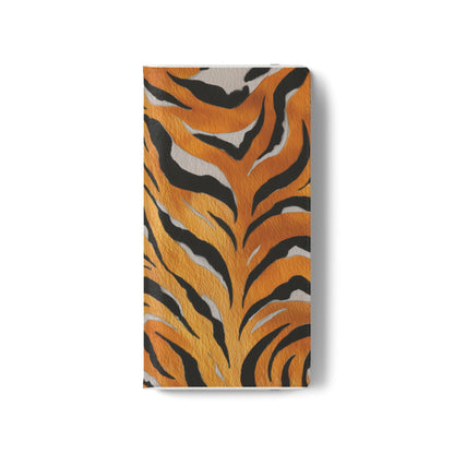 Tiger Print Flip Case, Personalized Phone Case, Stylish Wallet Case, Animal Print Cover, Gift for Wildlife Lovers