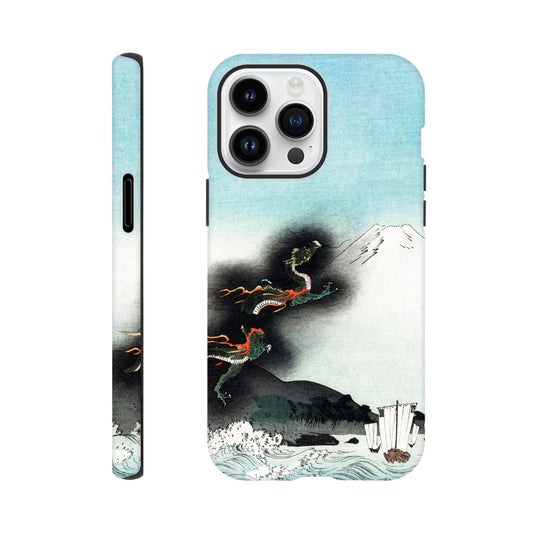 Dragon Rising Over Mount Fuji - Phone Case Sturdy