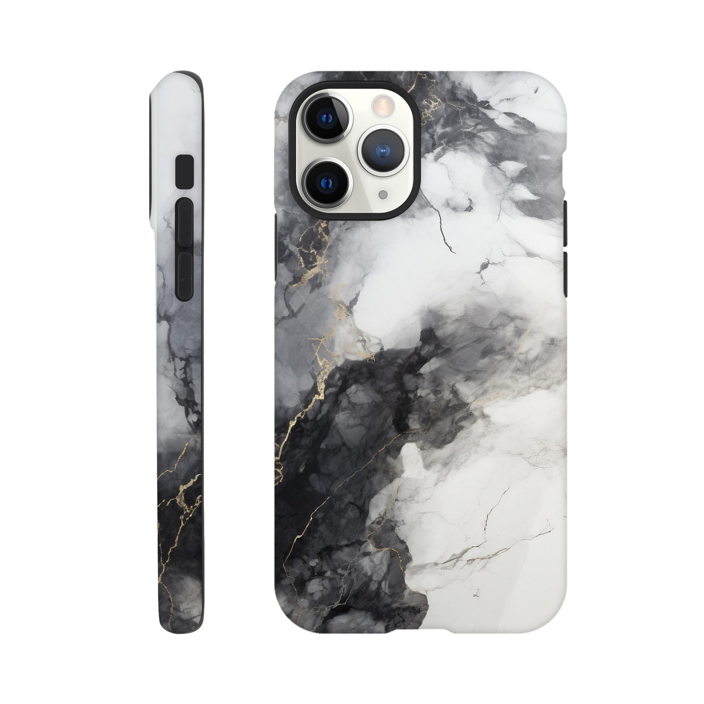 Black & White Marble - Phone case sturdy