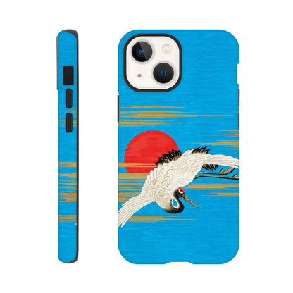 Flying Sarus crane - Phone Case Sturdy