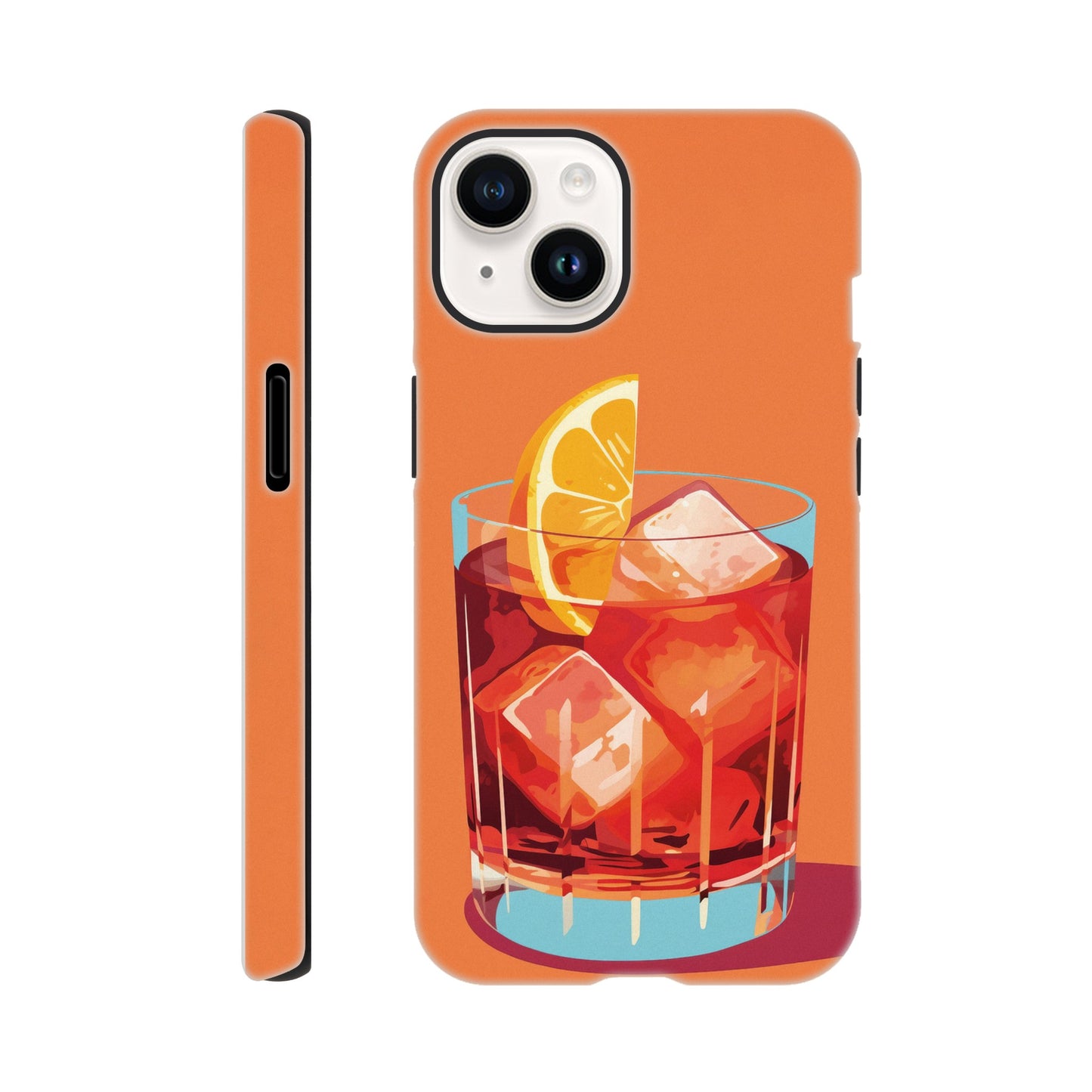 Negroni (Orange) - Phone Case sturdy