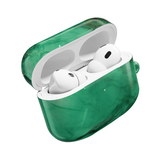 Stylish AirPod Cases - Marble Green Design, AirPods Cover, Custom Earphone Case, Gift for Music Lovers, Trendy Accessory